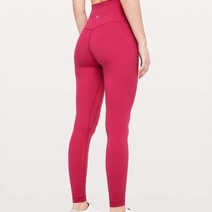 lululemon Ruby Red Align Pant 25”